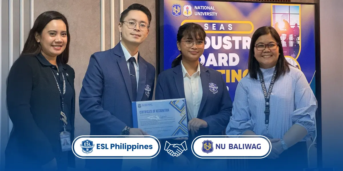 ESL Philippines and National University Baliwag Forge a Dynamic Partnership